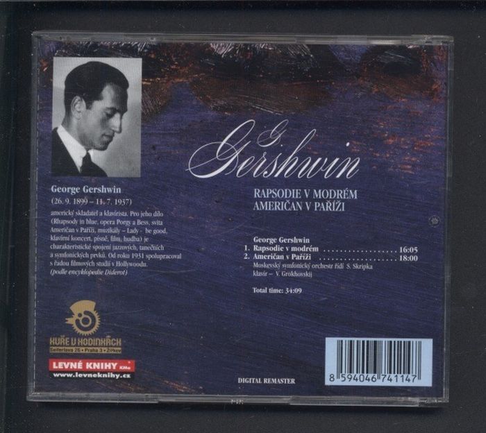 George Gershwin - Rapsodie v modrém / Američan v Paříži (CD)