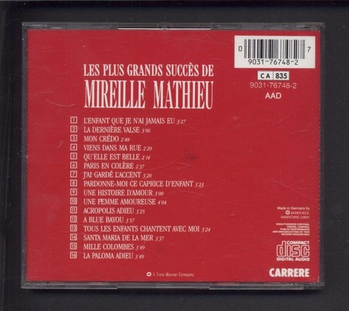 Mireille Mathieu - Les Plus Grands Succés De (CD)