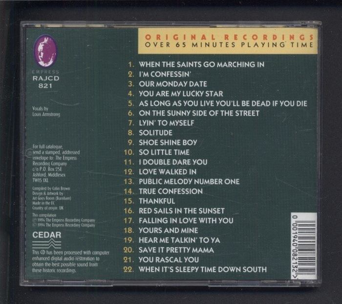 Louis Armstrong And His Orchestra - You Rascal You (CD)