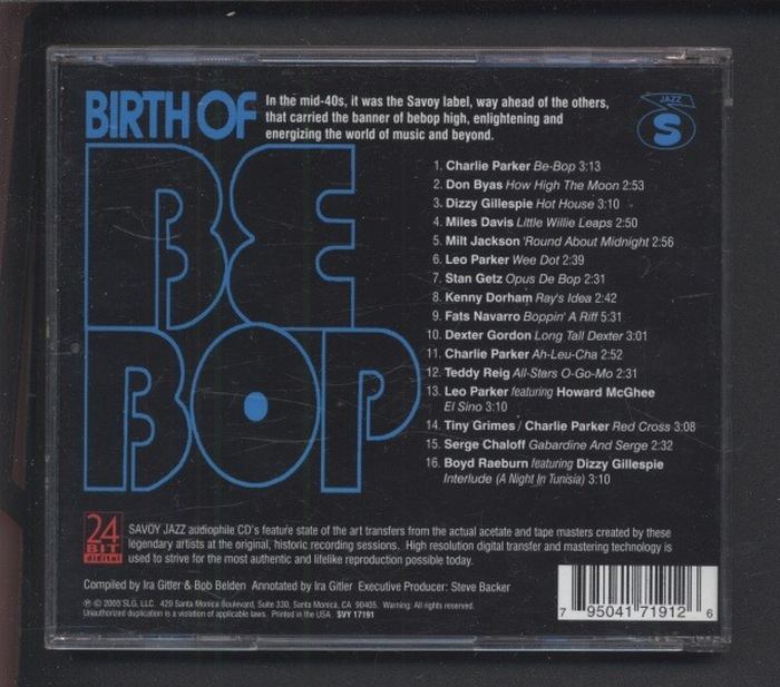 Various - Birth Of BeBop (CD)