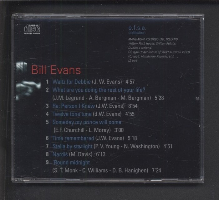 Bill Evans - Jazz Masters (100 Ans De Jazz) (CD)