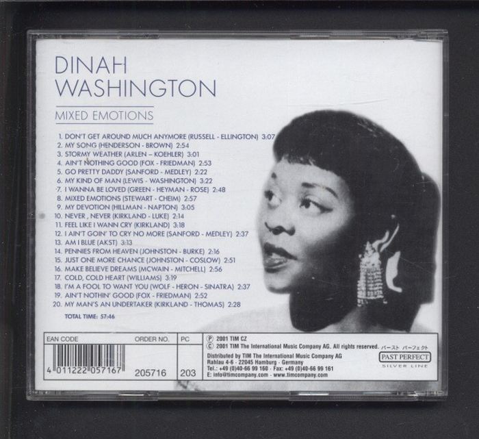Dinah Washington - Mixed Emotions (CD)