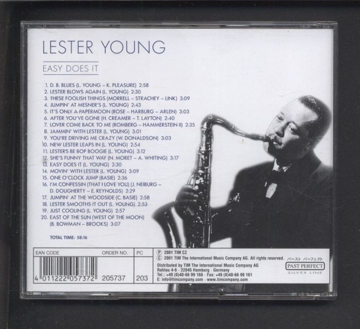 Lester Young - Easy Does It (CD)