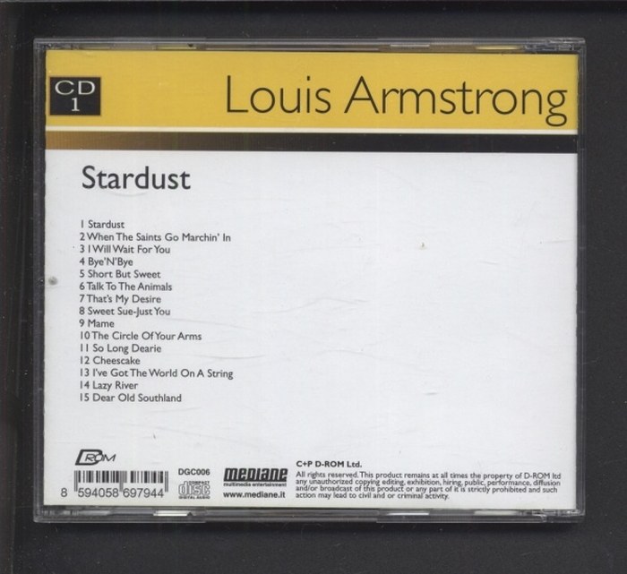 Louis Armstrong - Stardust 1 (CD)