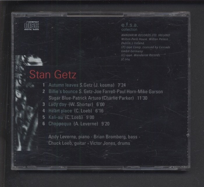 Stan Getz - Jazz Masters (100 Ans De Jazz) (CD)