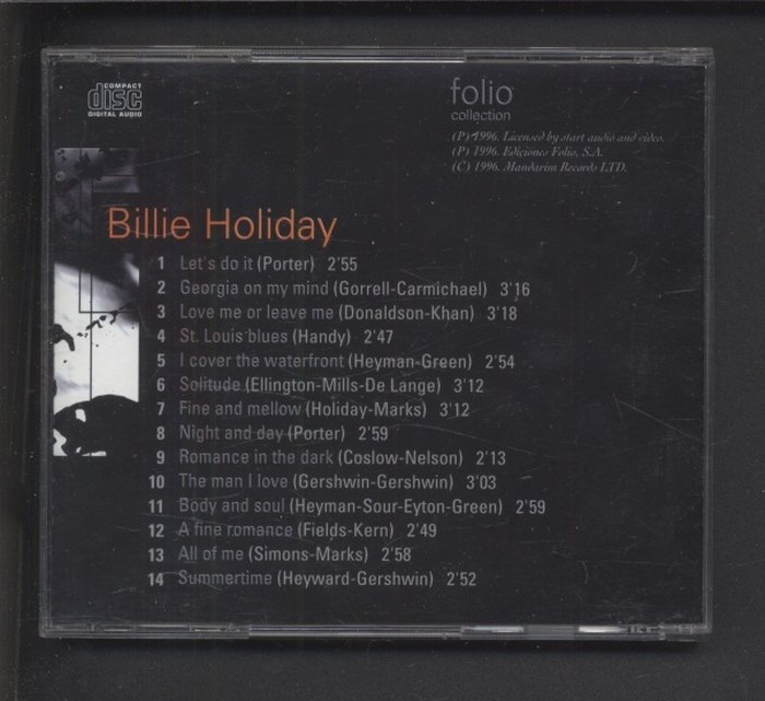Billie Holiday - Jazz Masters (100 Ans De Swing) (CD)