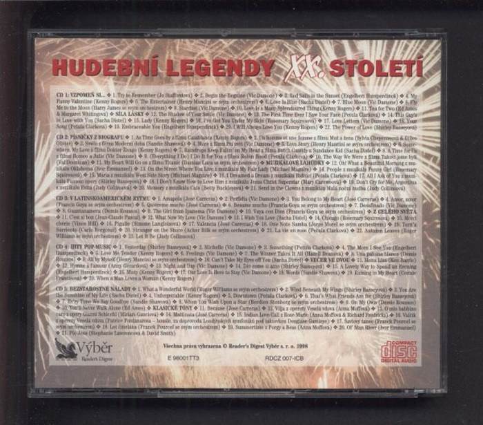 Various - Hudební Legendy XX. Století (5CD)