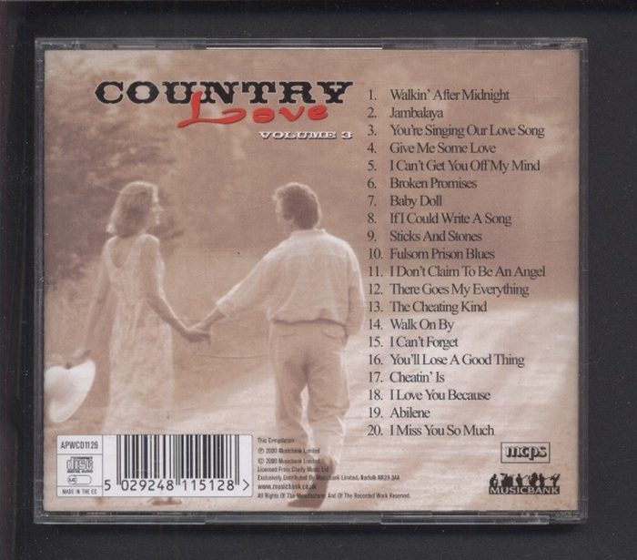 Various - Country Love Volume 1, 2, 3 (3CD)
