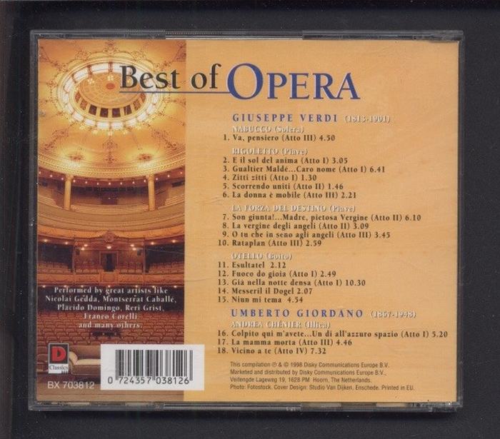 Various - Best Of Opera (4CD)