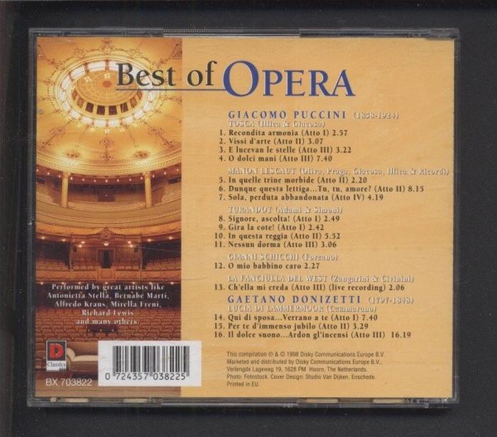 Various - Best Of Opera (4CD)