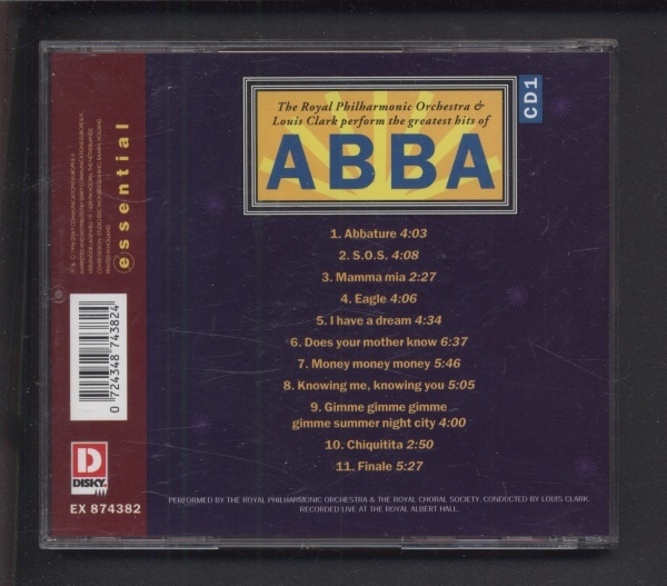 The Royal Philharmonic Orchestra  a  Louis Clark - Perform The Greatest Hits Of ABBA, Beatles, Queen (3CD)
