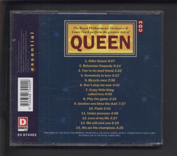 The Royal Philharmonic Orchestra  a  Louis Clark - Perform The Greatest Hits Of ABBA, Beatles, Queen (3CD)