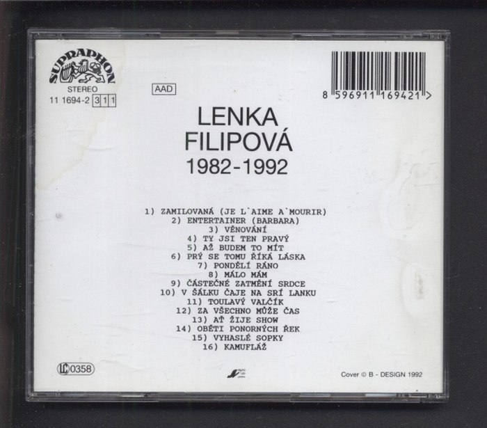 Lenka Filipová - 1982 - 1992 (CD)