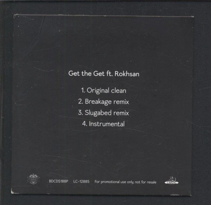 Roots Manuva - Get The Get (CD-single)