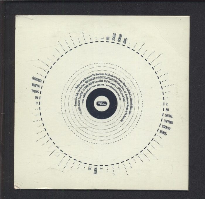 The Shortwave Set - No Social (CD-single)