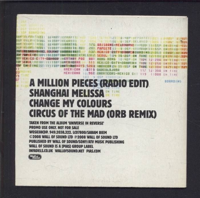 Infadels - A Million Pieces (CD-single)