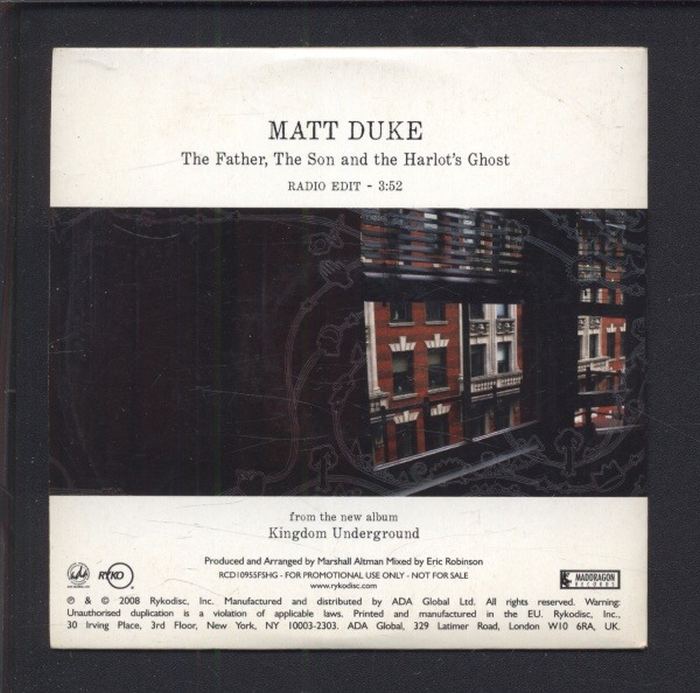 Matt Duke - The Father, The Sun and the Harlot's Ghost (CD-single)