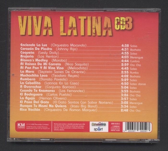 Various - Viva Latina - výběr toho nejlepšího z latinskoamerických rytmů (3CD)