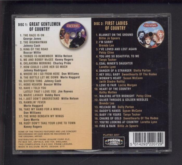 Legend of Country - 36 Great Performances (2CD)