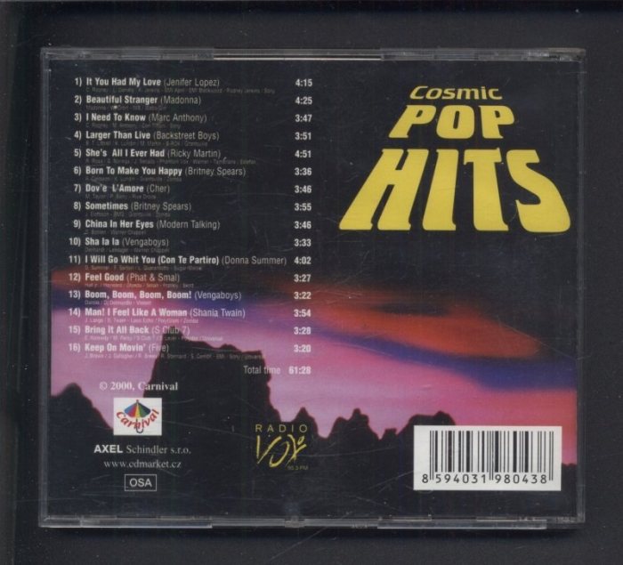 Various - Cosmic Pop Hits (CD)