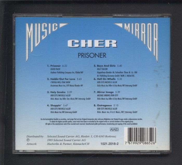 Cher - Prisoner (CD)