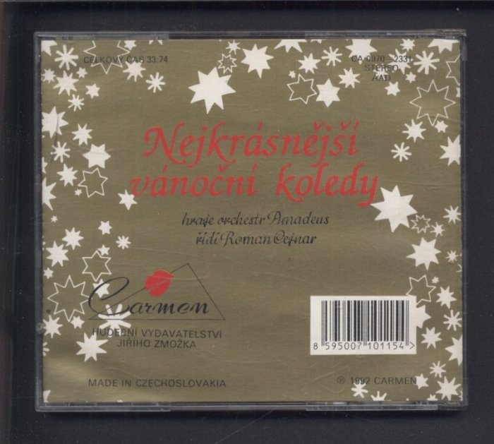 Various - Nejkrásnější vánoční koledy (CD)