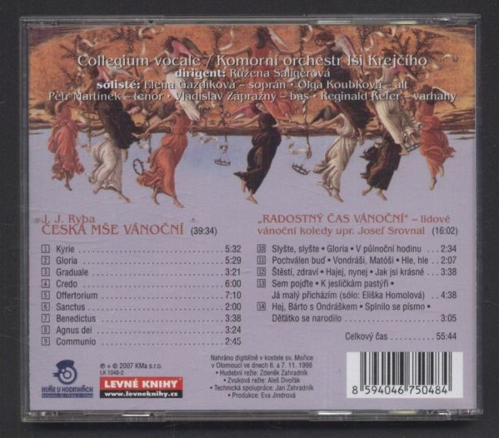 Jakub Jan Ryba - Česká mše vánoční (CD)