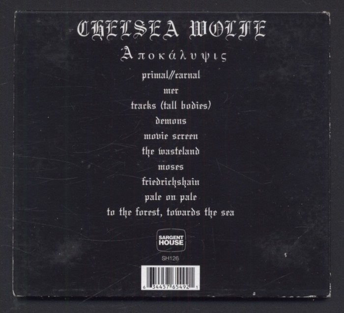 Chelsea Wolfe - Apokalypsis (CD)