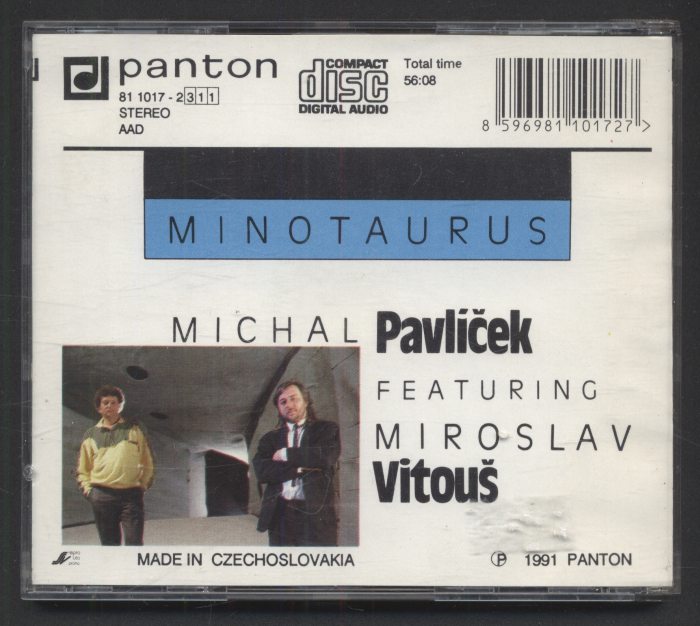 Michal Pavlíček featuring Miroslav Vitouš - Minotaurus (CD)