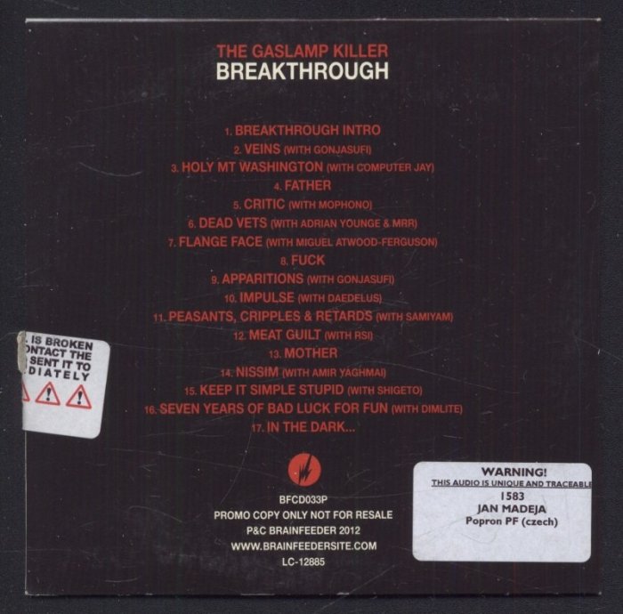 The Gaslamp Killer - Breakthrough (CD)