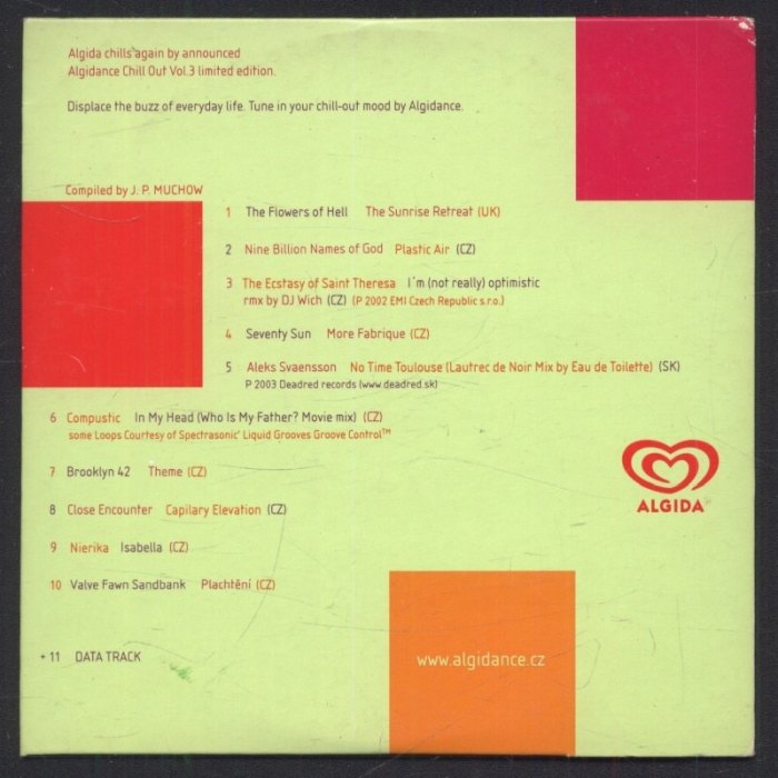 Various - Algidance Chillout Vol. 3 (CD)