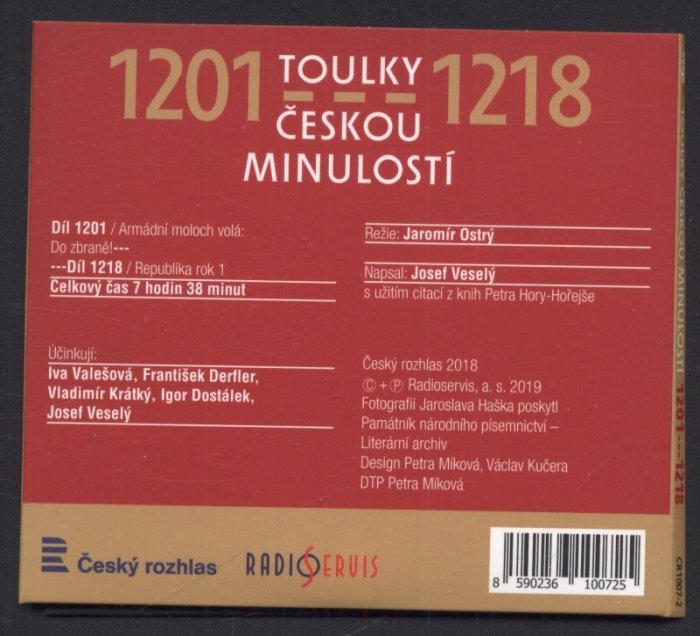 Toulky českou minulostí 1201-1218 (CD)