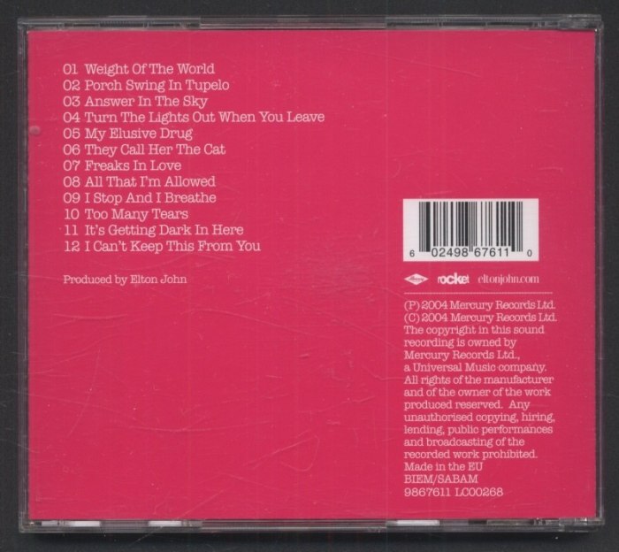 Elton John - Peachtree Road (CD)