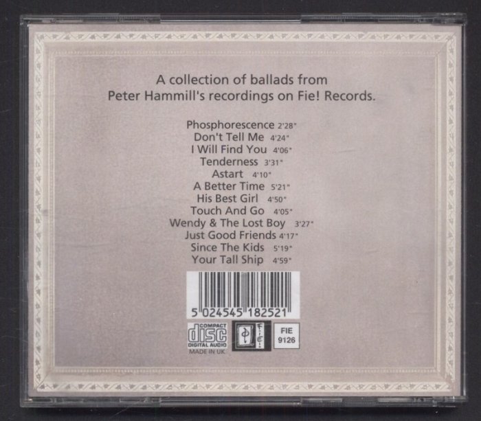Peter Hammill - The Thin Man Sings Ballads (CD)
