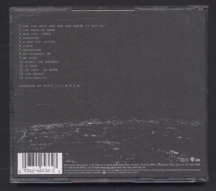 R.E.M. - New Adventures In Hi-Fi (CD)