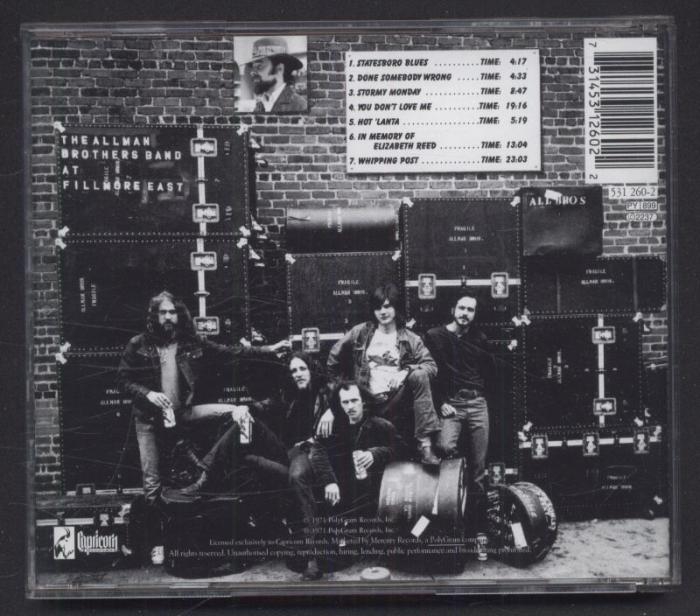The Allman Brothers Band - At Fillmore East (CD)
