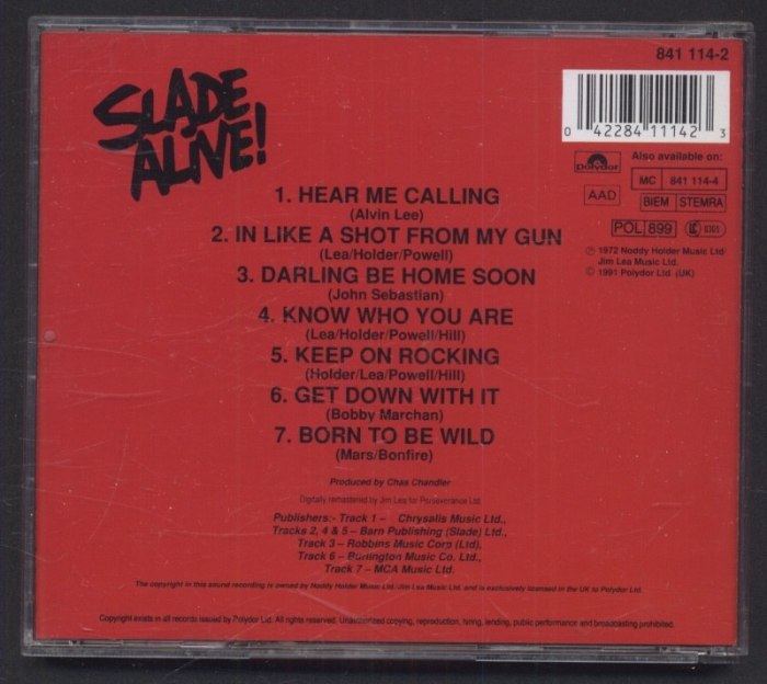 Slade - Slade Alive! (CD)