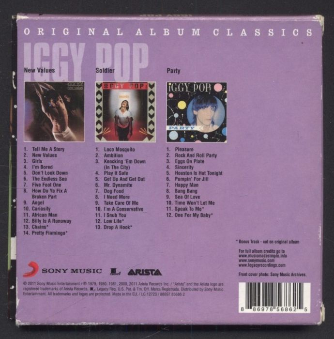 Iggy Pop - Original Album Classics (3CD)