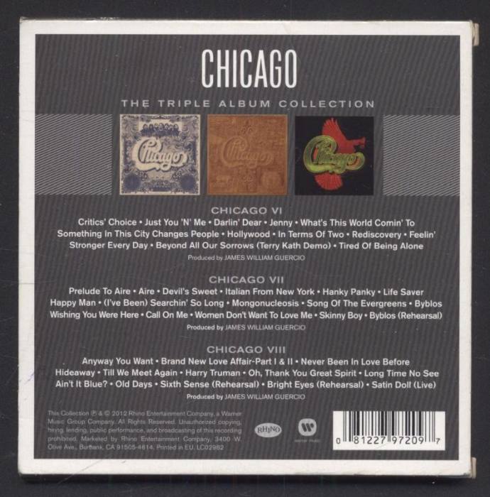 Chicago - The Triple Album Collection (3CD)