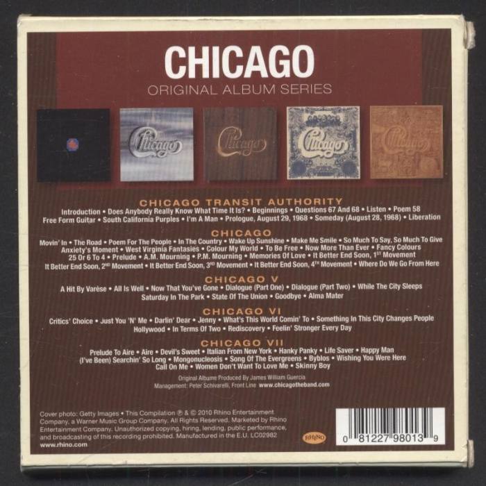 Chicago - Original Album Series (5CD)