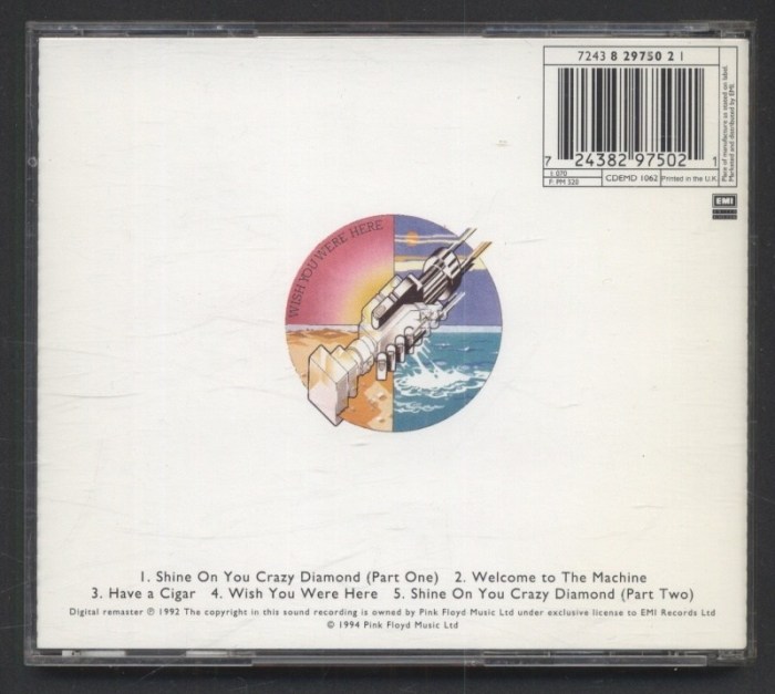 Pink Floyd - Wish You Were Here (CD)