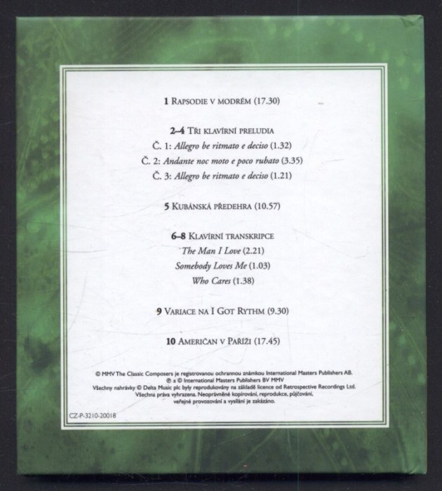 George Gershwin - Americká rapsodie (CD)