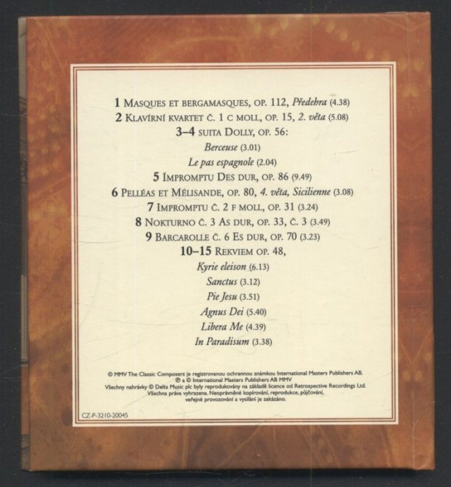 Gabriel Fauré - Francouzská inovace (CD)
