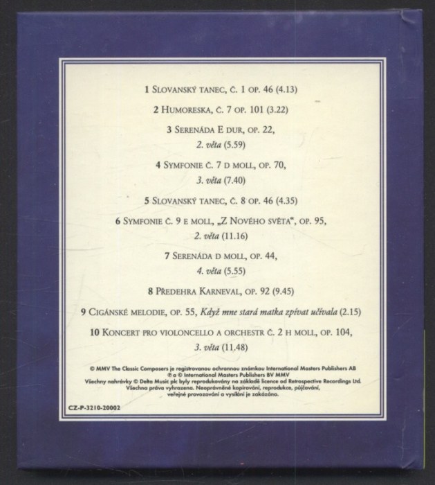 Antonín Dvořák - České melodie (CD)