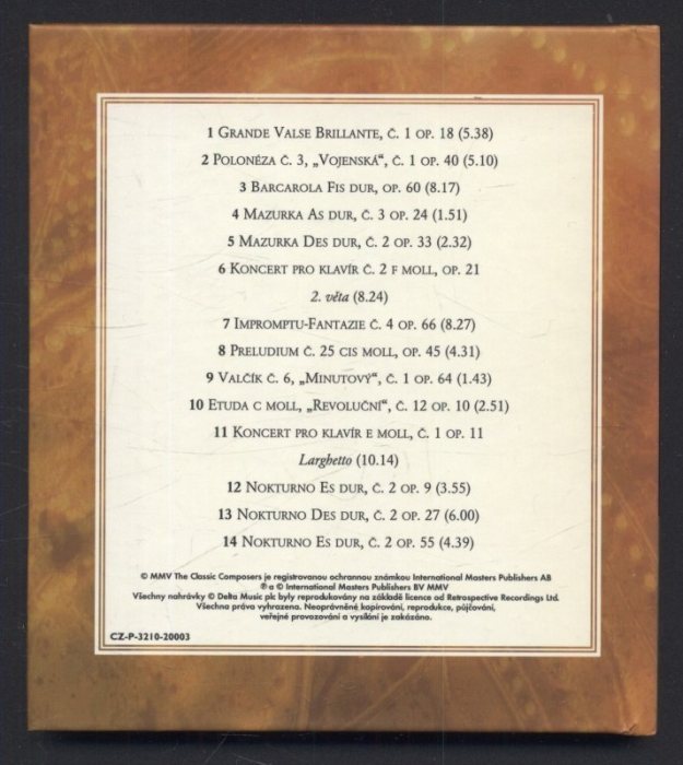 Fryderyk Chopin - Magická klavírní hudba (CD)