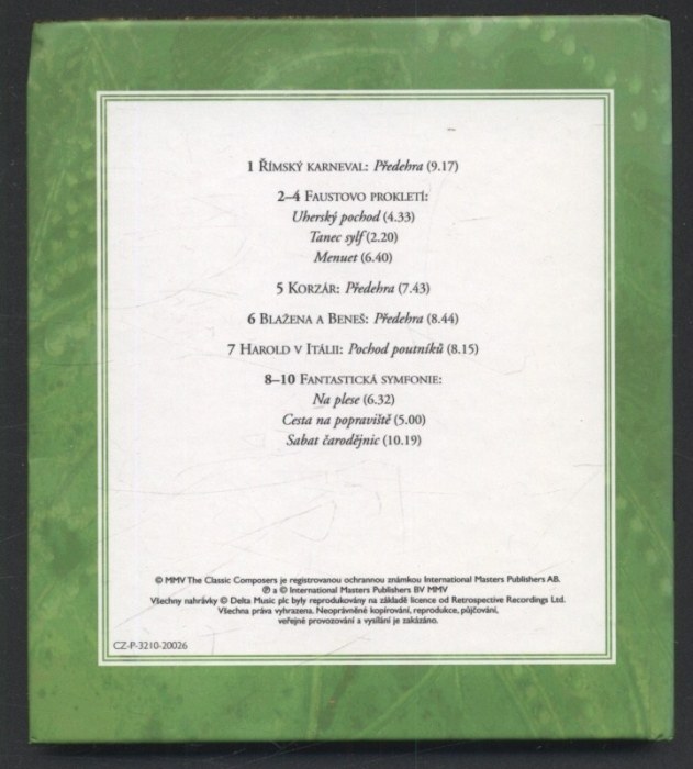 Hector Berlioz - Romantická fantazie (CD)
