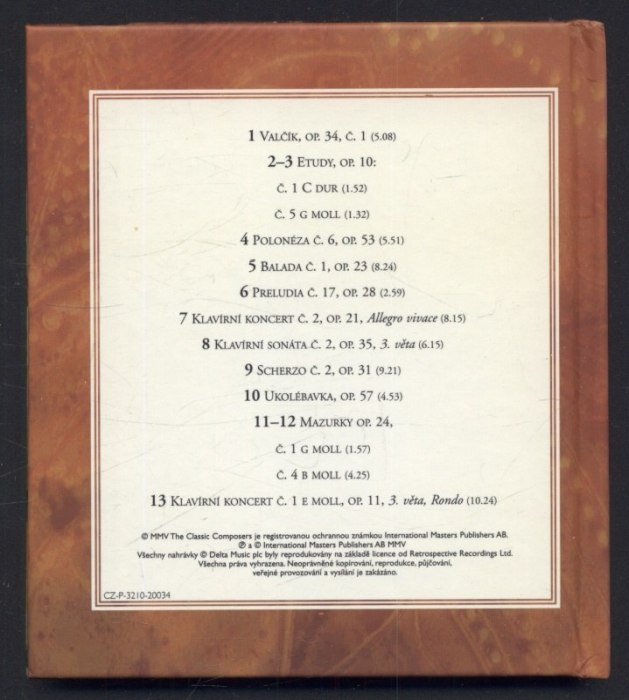 Fryderyk Chopin - Klavírní extravagance (CD)