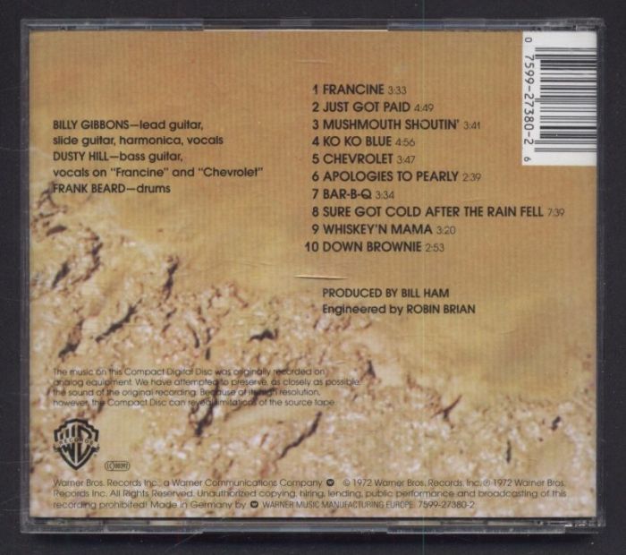 ZZ Top - Rio Grande Mud (CD)