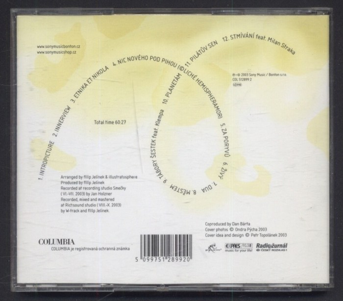 Dan Bárta a Illustratosphere - Entropicture (CD)