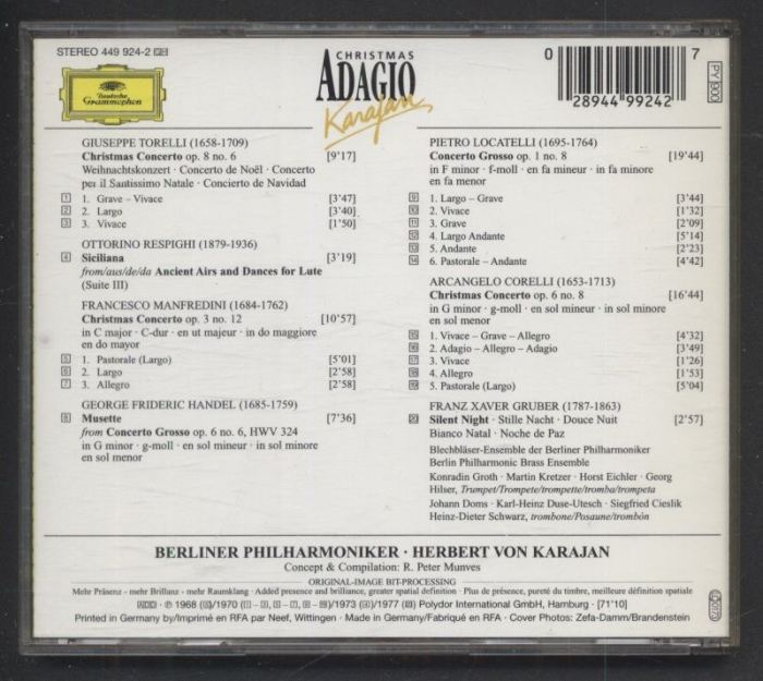 Karajan - Christmas Adagio (CD)